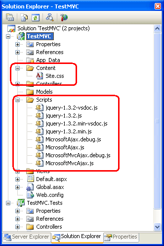 ASP.NET MVC Content and Scripts Folders