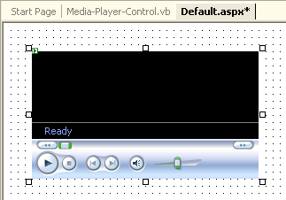 ASP.NET Media Player Control on web form