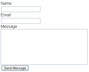 Regular Expression contact form
