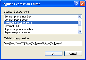 Regular Expression Editor
