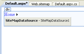 Menu Control design with Web.sitemap file.