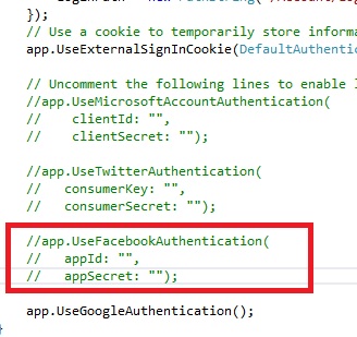 Facebook login with ASP.NET Identity